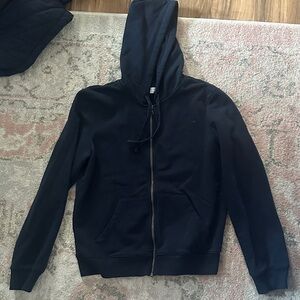 Peloton Navy Full-Zip Hooded Sweatshirt